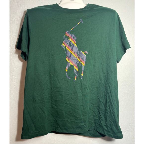 Polo Ralph Lauren Mens T-shirt Classic Fit Graphic Logo Size XL Hunter Green - Picture 3 of 7